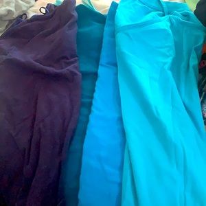 4 Aeropostale blue tank tops!